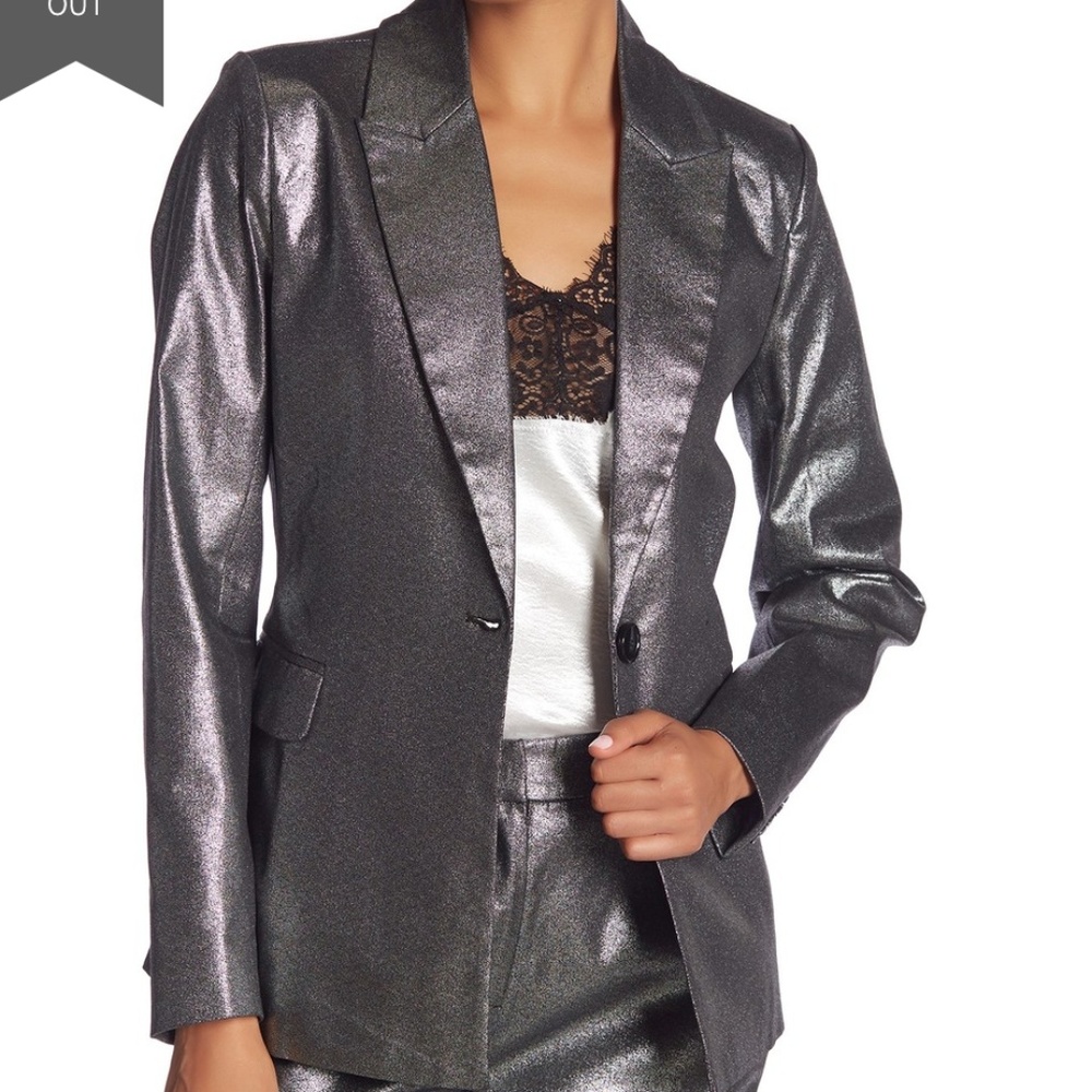 Walter Baker NWT "Katrina" Silver Blazer Size S